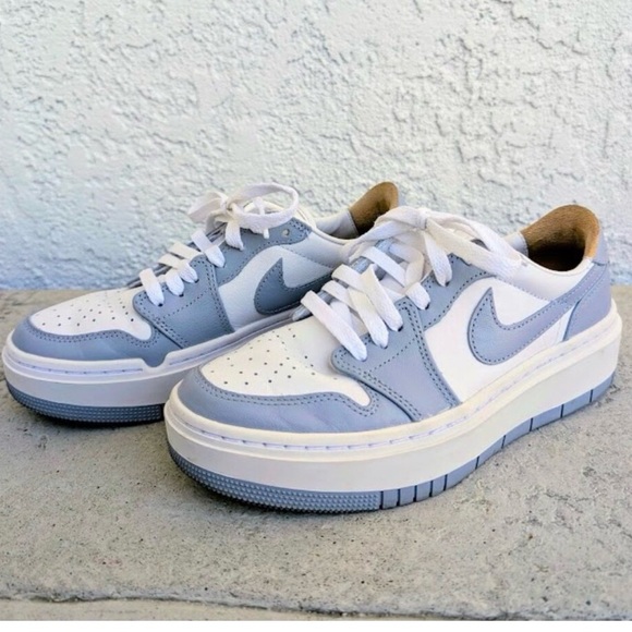 Jordan Shoes - EUC Air Jordan 1 Elevate Low Women’s Shoe. Gray & White.